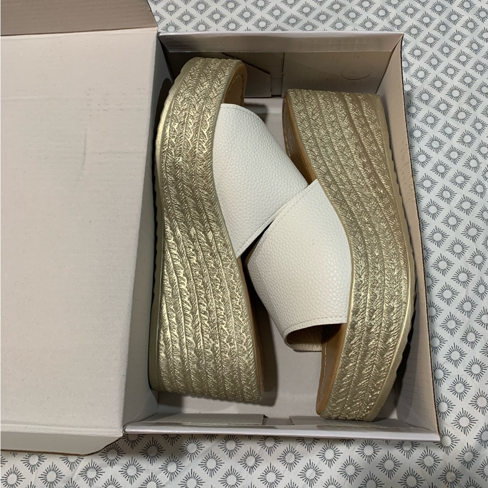 SHEIN White Wedges